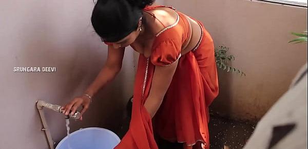 Village Aunty  Saree  Dropped Romantic Video